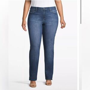 NWT lane Bryant Venezia denim Straight leg jeans | Size 16P
